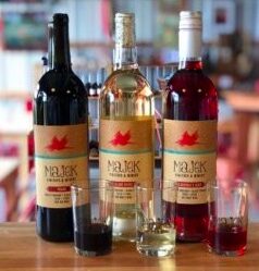 Majek Winery Wine bottles